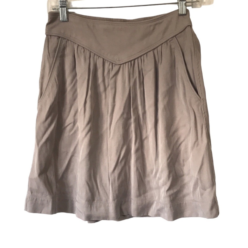 ARITZIA Wilfred Gabriella mini skirt light grey size Small